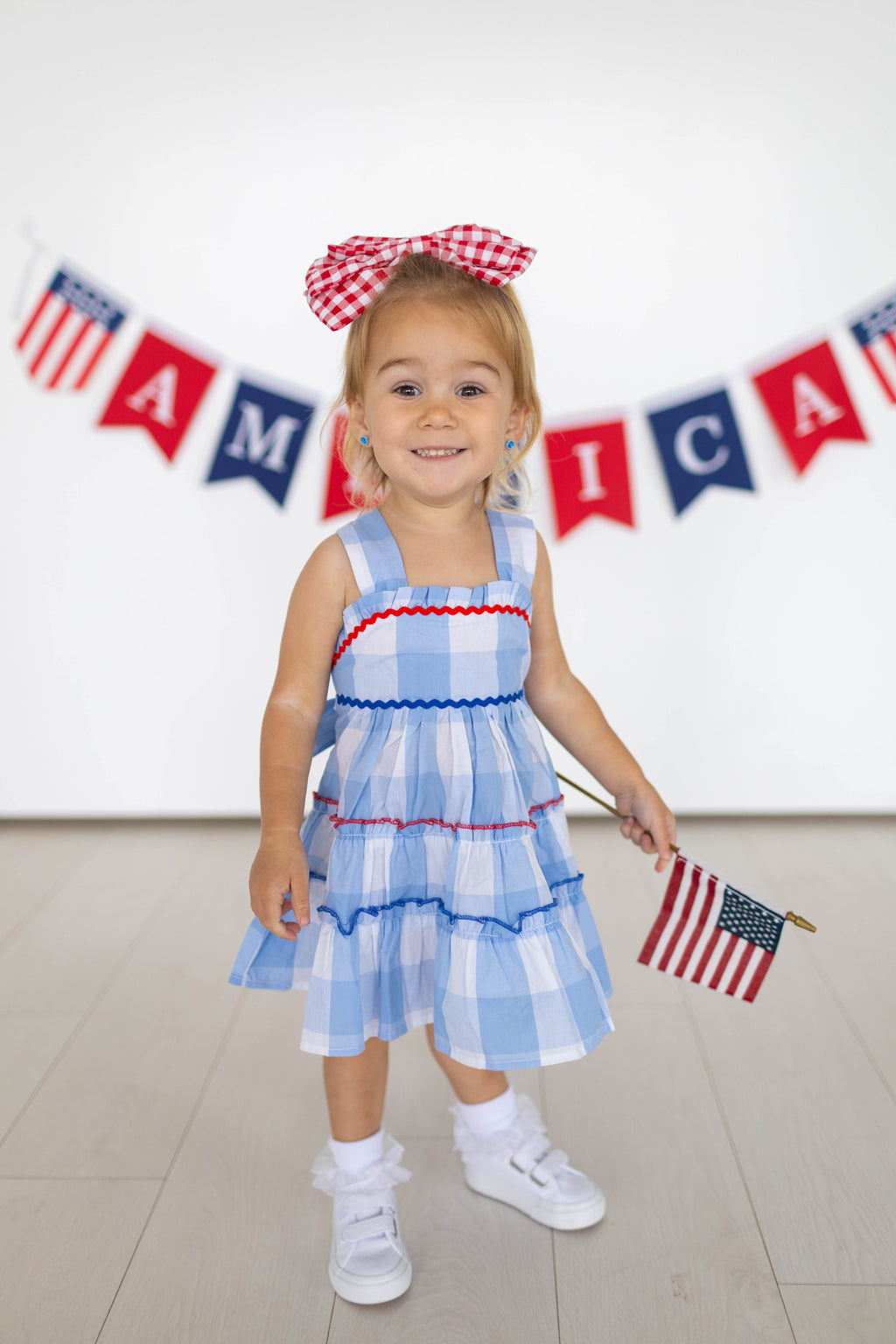 Blue Gingham Sundress