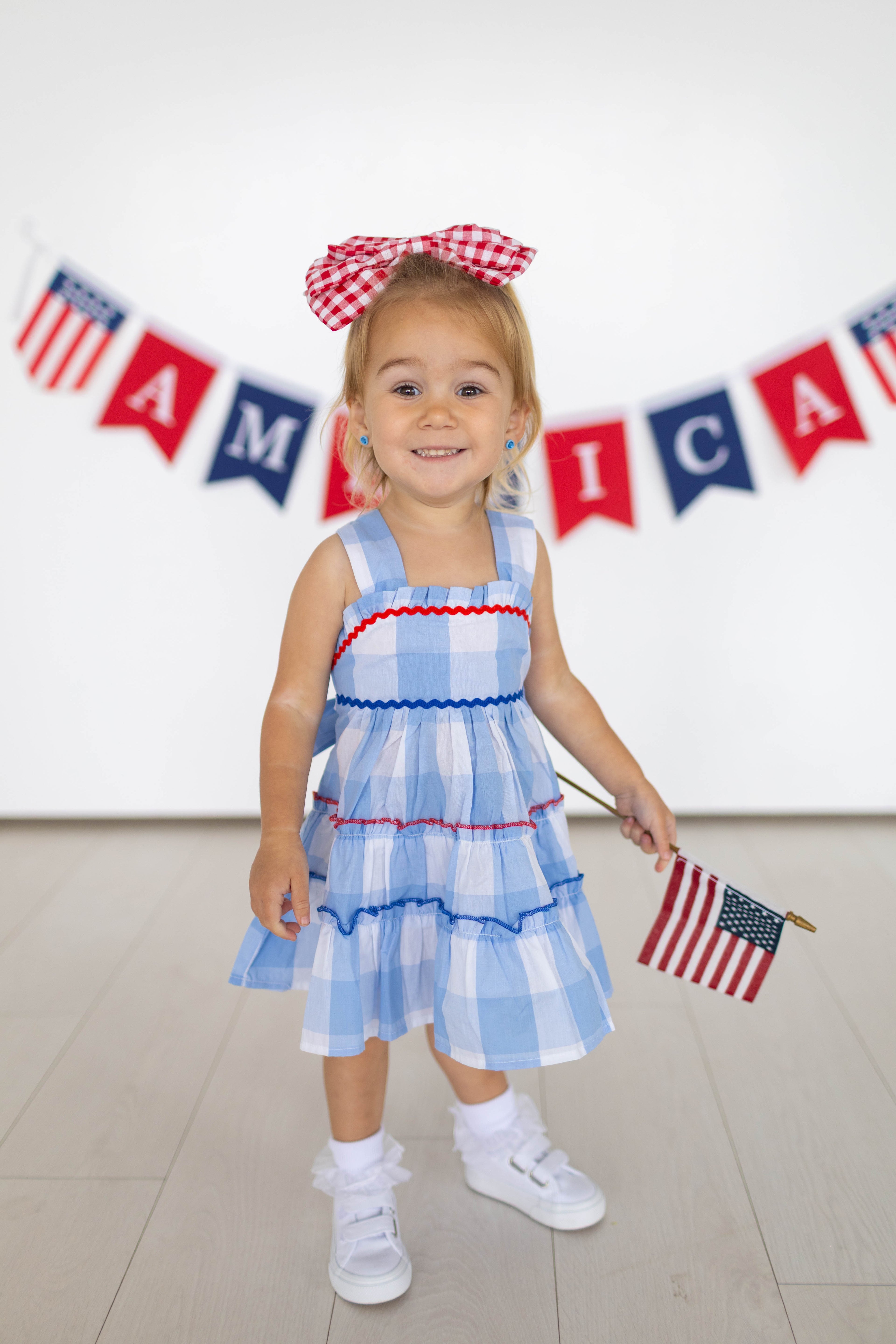 Blue Gingham Sundress