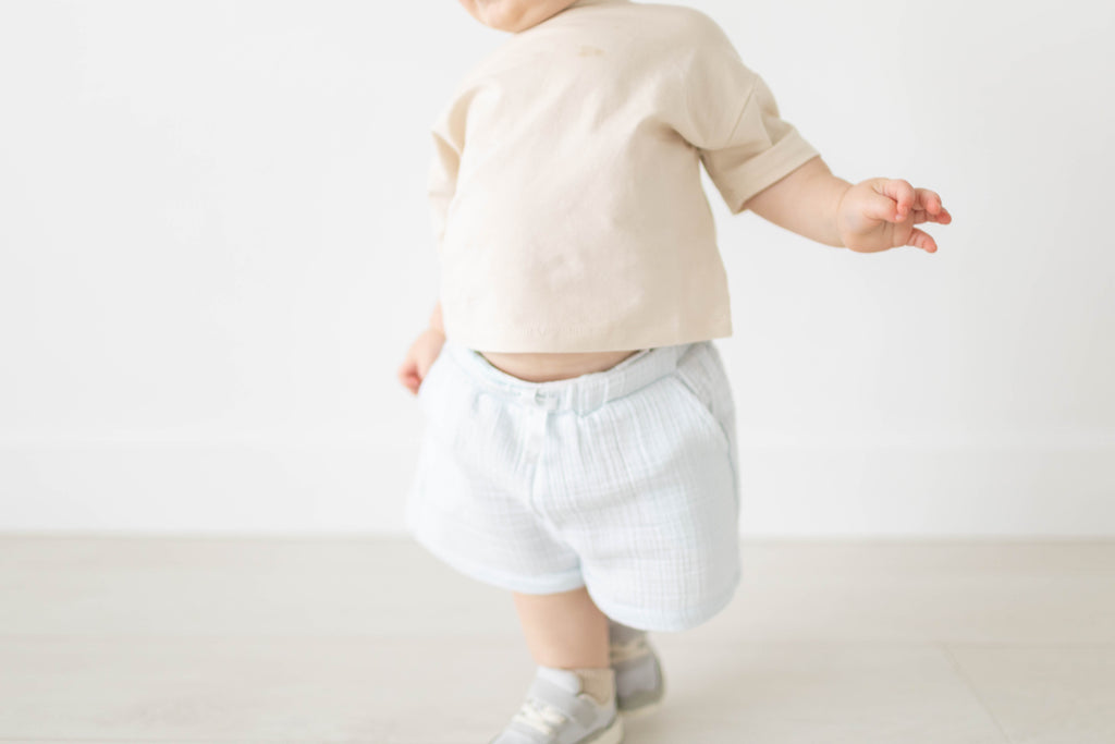 Powder Muslin Shorts