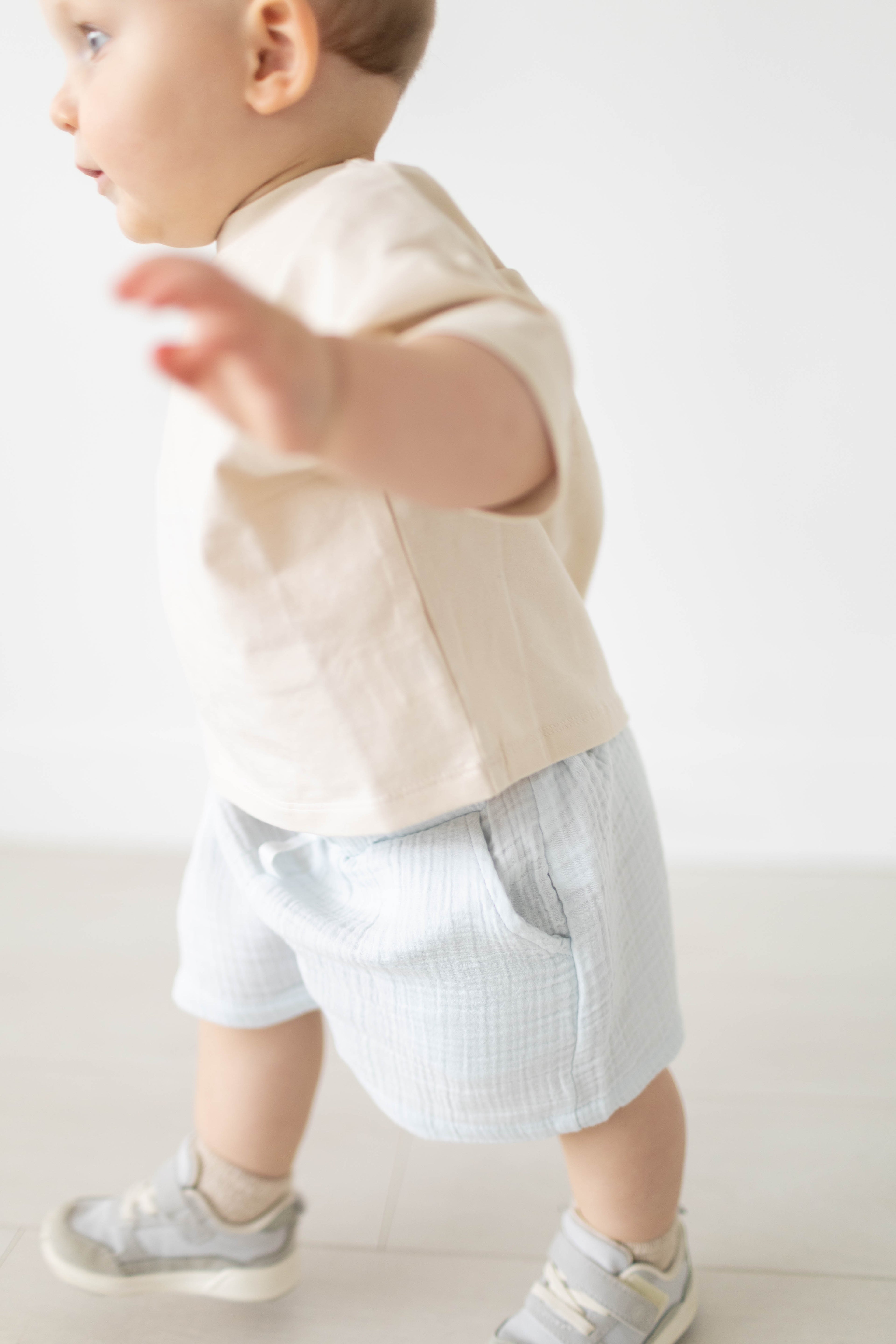Powder Muslin Shorts