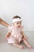 Rose Eyelet Skirted Bodysuit