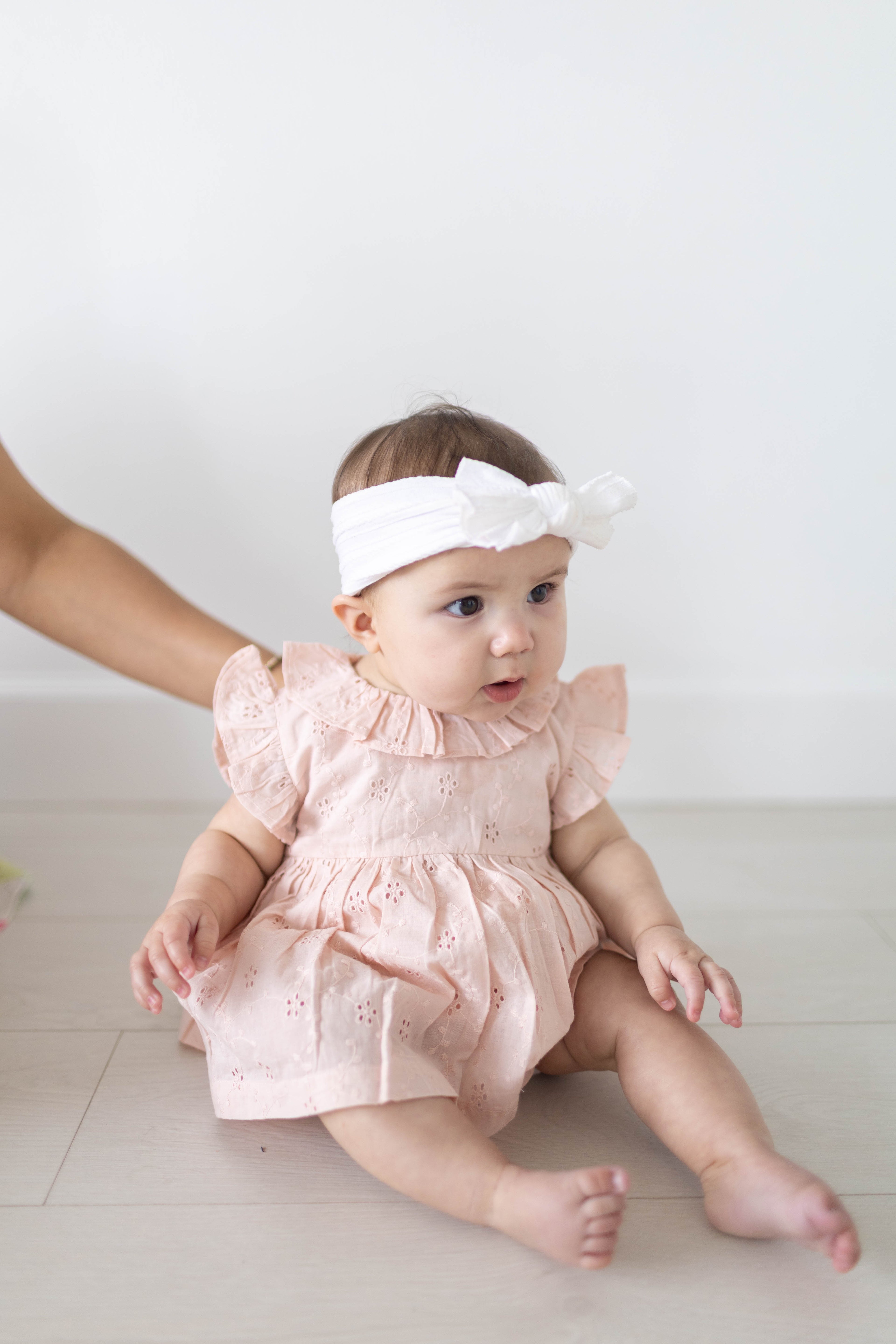 Rose Eyelet Skirted Bodysuit