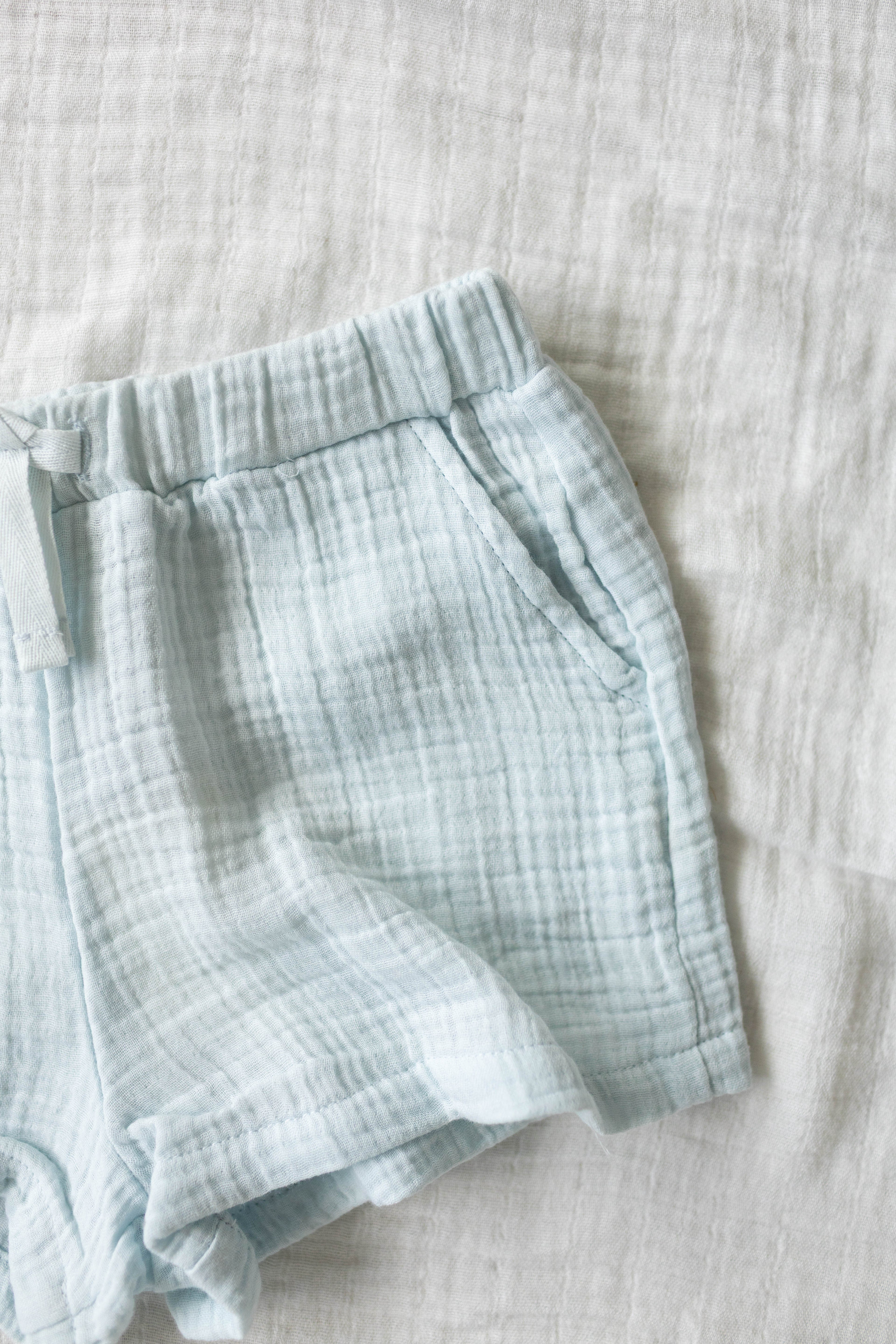 Powder Muslin Shorts