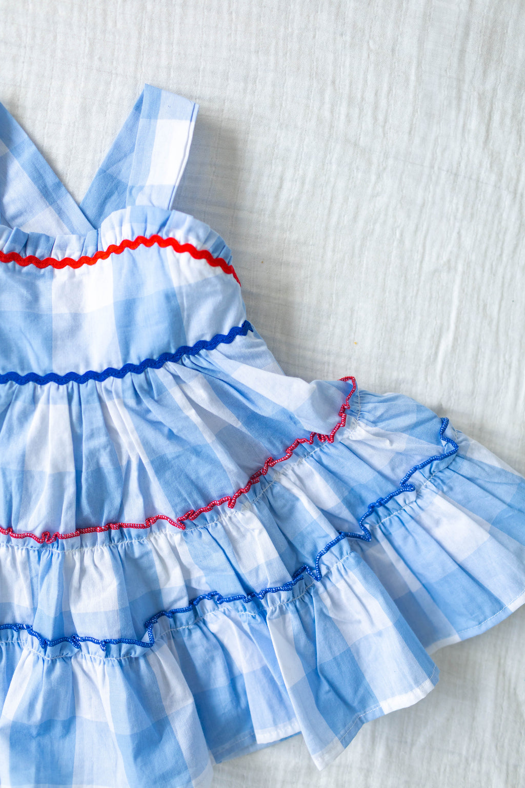 Blue Gingham Sundress