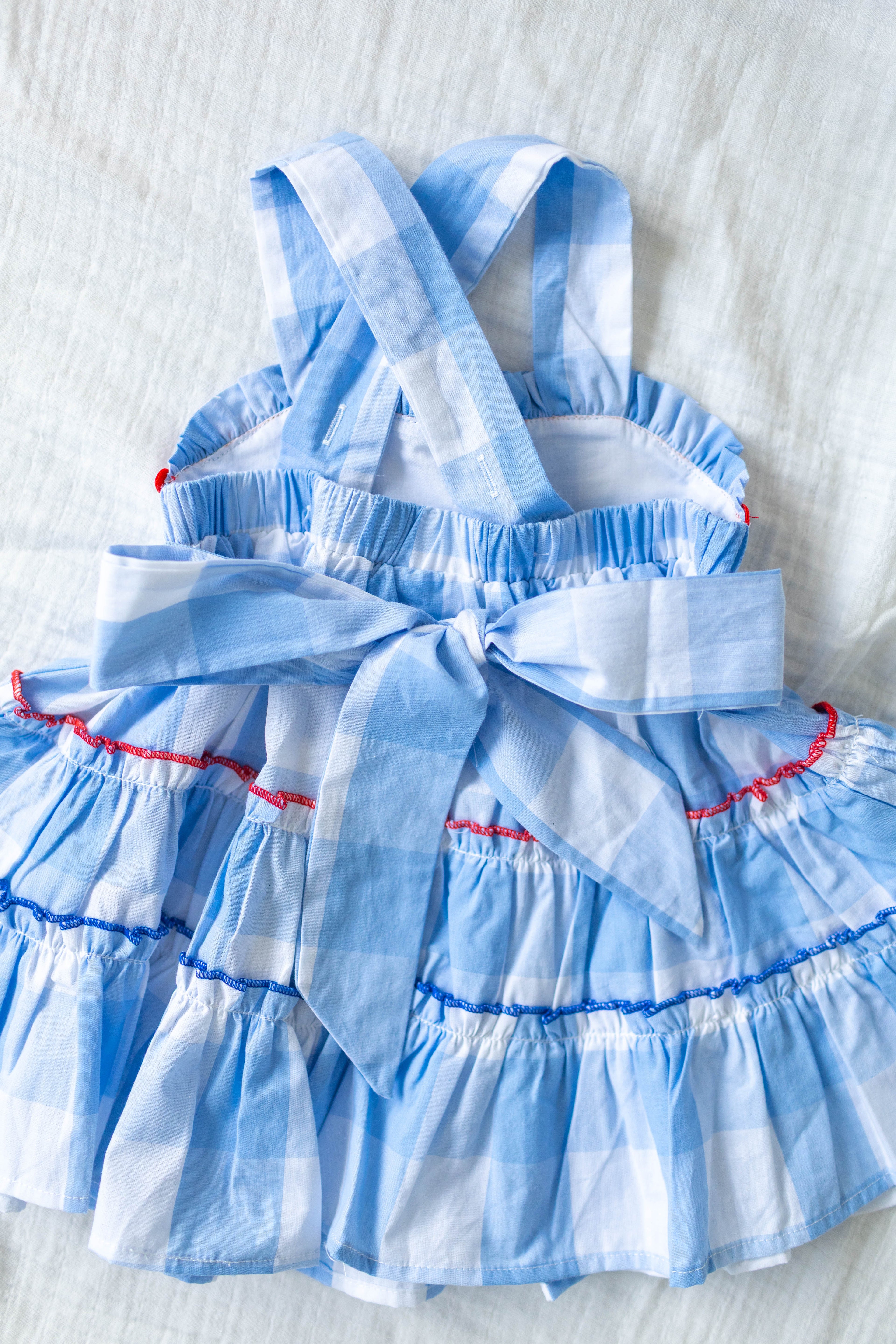 Blue Gingham Sundress