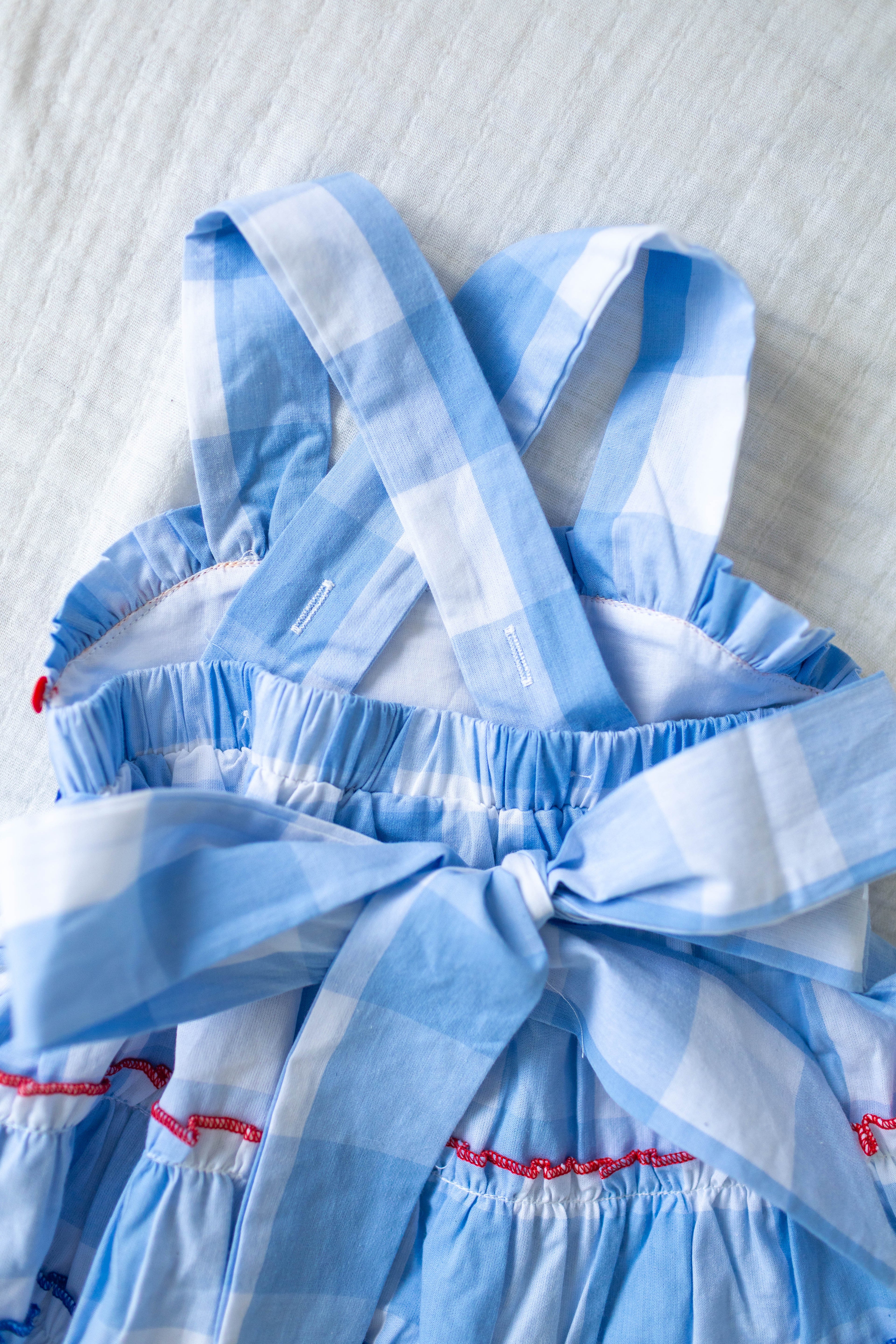 Blue Gingham Sundress